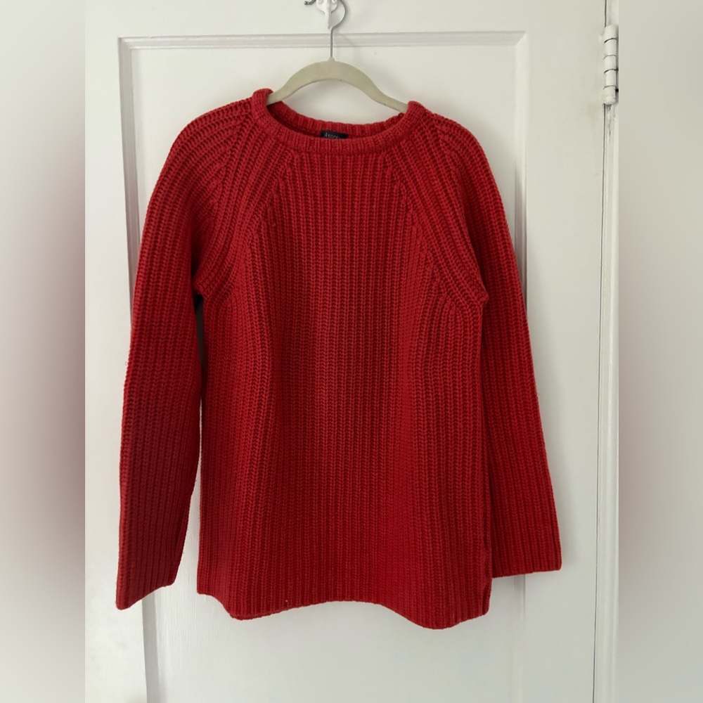 Asprey Vibrant Burnt Orange Sweater